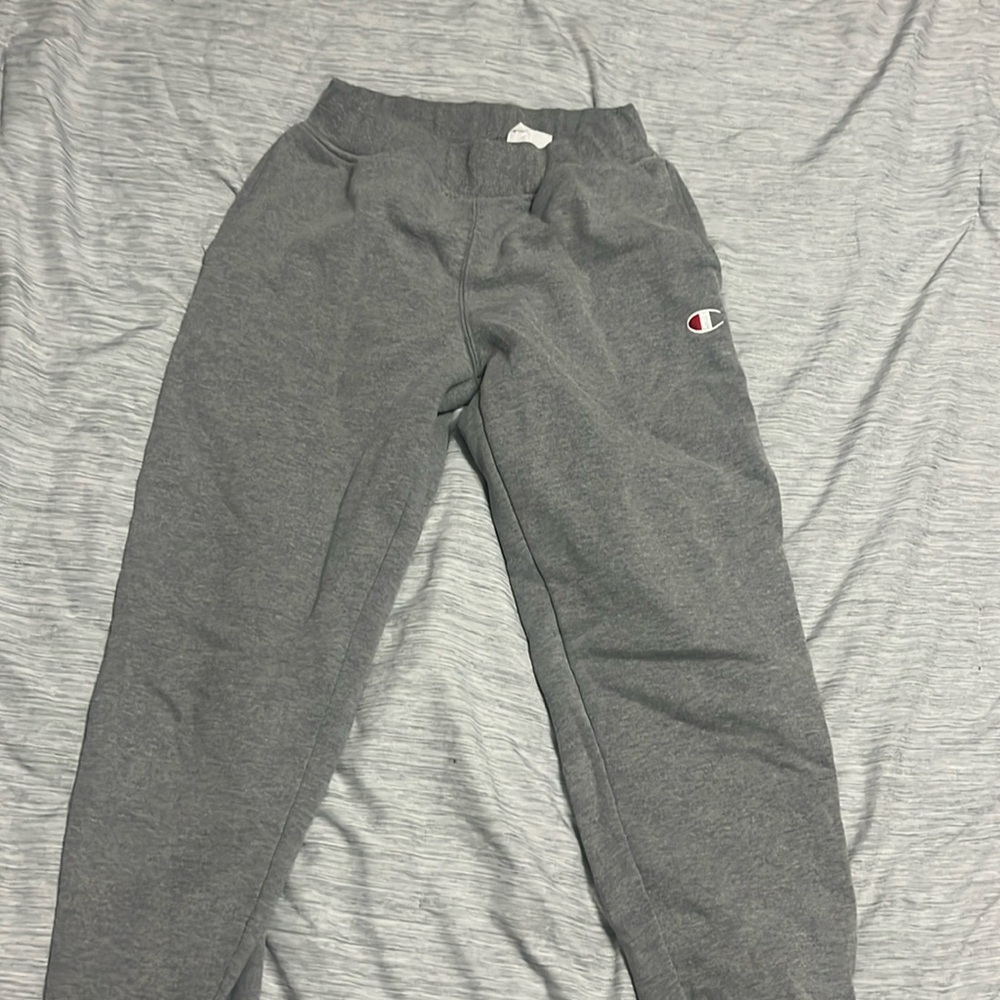 kids grey sweatpants size large